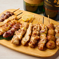 料理メニュー写真&nbsp;つくね(Meatball)/焼き鳥１０本盛合せ(10 pieces assorted Yakitori)