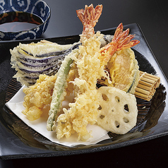 大海老の天ぷら盛合せ