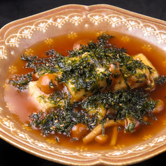 きのこの揚げ出し豆腐