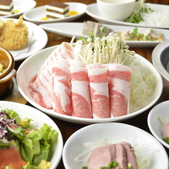 静岡産銘柄豚 LYB豚使用 東京豚バザールのコース写真
