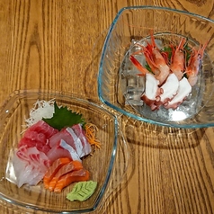 魚魚の刺身盛合せOUNABARA 6種×3切