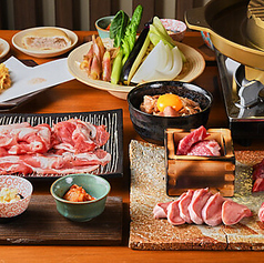 羊 焼肉 しゃぶしゃぶ ようさいのコース写真