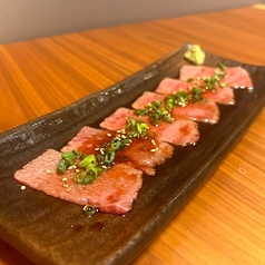 A5ランク和牛の炙り刺し