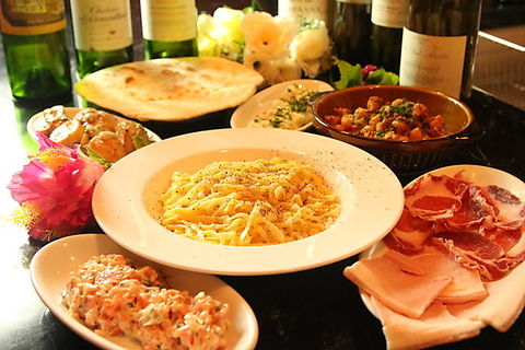 こだわりのチーズやパスタなど、ワインに合う絶品イタリアンをお楽しみいただけます！