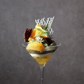 料理メニュー写真&nbsp;薫風一甘夏とホワイトチョコのパフェ