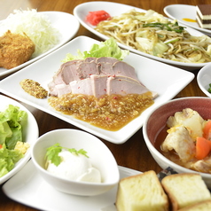 静岡産銘柄豚 LYB豚使用 東京豚バザールのコース写真