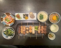 地鶏も鴨も楽しめる！贅沢なお食事のみのコース