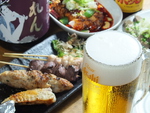 ビールや日本酒、焼酎に合う鶏料理をご提供♪