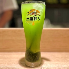 緑茶ハイ(静岡一番緑茶)