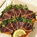 料理メニュー写真&nbsp;高知名物かつおのタタキ（自家製ダレ）
