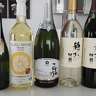 厳選された日本酒と希少なワインのラインナップ♪