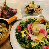 こだわりの料理の数々◎