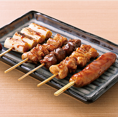 串焼盛り合せ＜塩又はたれ＞