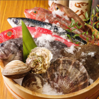 本日入荷の地魚刺身