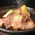 料理メニュー写真 黒豚のステーキ