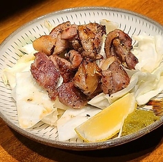 種鶏の塩焼き
