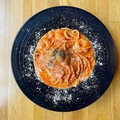 料理メニュー写真 エビのトマトクリームパスタ