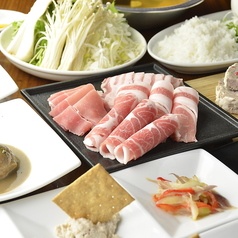 静岡産銘柄豚 LYB豚使用 東京豚バザールのコース写真