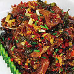 カモのクミン炒め