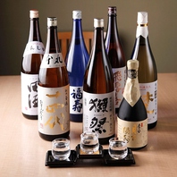 日本酒も豊富に取り揃えております