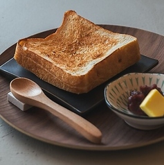 米粉トーストとおぐらバター
