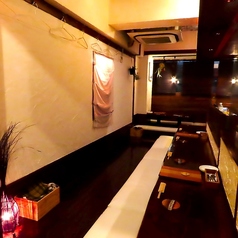 ※個室を利用しない貸切。最大18名様収容可能（着席）です