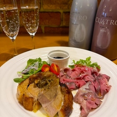 ローストビーフとポルケッタ