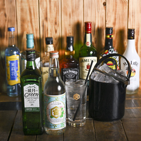 60分2000円(税込)。コスパ◎のドリンク飲み放題コース。