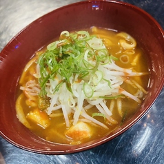 韓国風ラーメンは締めにもピッタリ！の写真