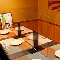 飛沫感染防止のアクリル板を設置！コロナ対策も万全