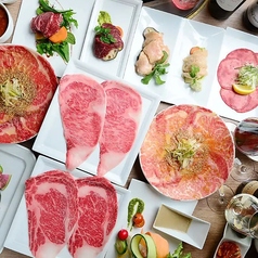 特選和牛焼肉と産直野菜 牛炙 名駅店のコース写真