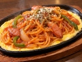 料理メニュー写真&nbsp;鉄板ナポリタンスパゲッティ