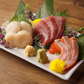 料理メニュー写真&nbsp;お刺身3点盛り合わせ