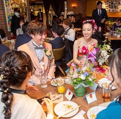 大人数のパーティーは当店におまかせ！着席60名、立食100名まで収容できる広々とした空間をまるごと貸切できます★結婚式の二次会や会社宴会、同窓会にもおすすめの使い勝手の良さが自慢◎マイクやプロジェクターも無料で使えるので、幹事さんも安心です！貸切プランもご用意して皆さまをお待ちしております♪