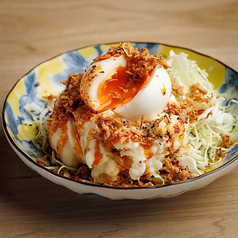 半熟卵のポテトサラダ