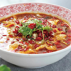 白身魚の四川風煮込み
