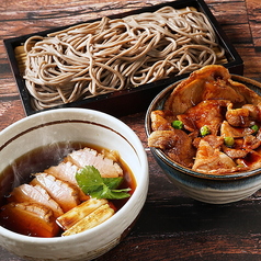 鴨せいろとミニ豚丼セット