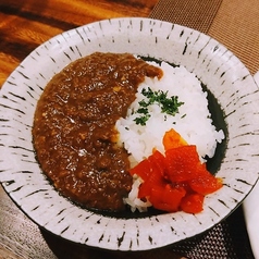 黒毛和牛キーマカレー