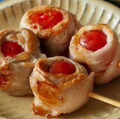 ミニトマト豚巻串