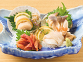 料理メニュー写真&nbsp;貝刺し4点盛り