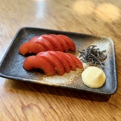 冷やしトマト 塩昆布添え