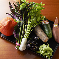 加賀野菜料理認定店。季節の加賀野菜を取り揃え。