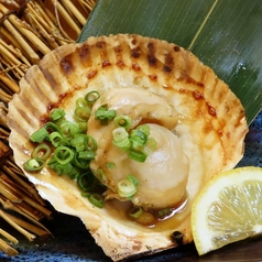 帆立の炉端焼き