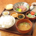 料理メニュー写真&nbsp;【お茶漬け 定食】 カンパチ茶漬け(胡麻だれ)