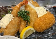 ミックスフライ定食 夜定食