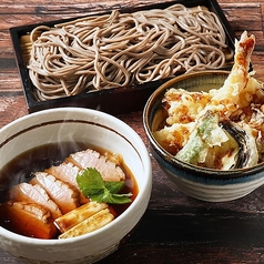 鴨せいろとミニ天丼セット