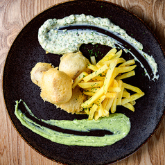 国産本まぐろで作るフィッシュ&チップス