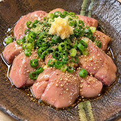塩肝刺し