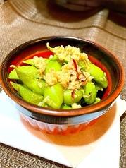 枝豆ペペロンチーノ