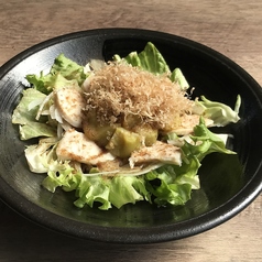 熟成鶏と焼きナスのさっぱり浸し